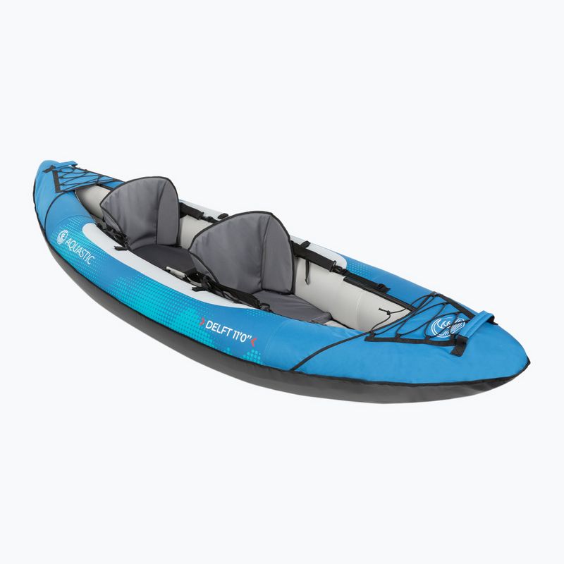 AQUASTIC Delft 11'0'' blu kayak gonfiabile per 2 persone 5