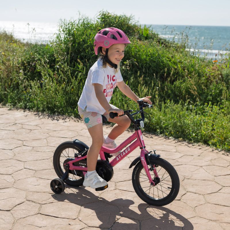 Bicicletta per bambini ATTABO KNACK 14" rosa 10