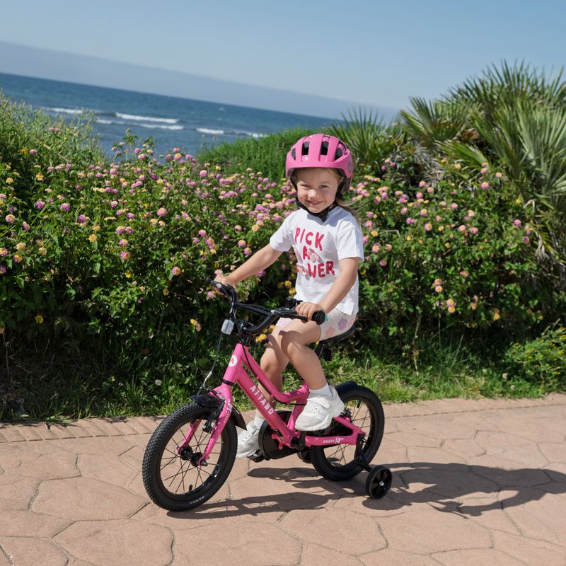 Bicicletta per bambini ATTABO KNACK 14" rosa 11