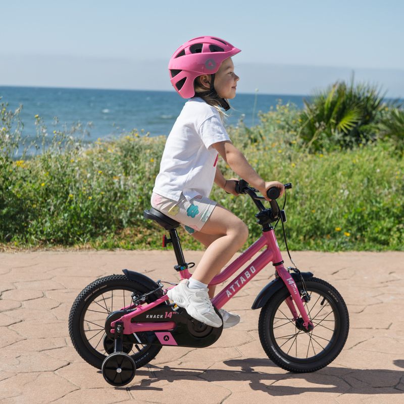Bicicletta per bambini ATTABO KNACK 14" rosa 12