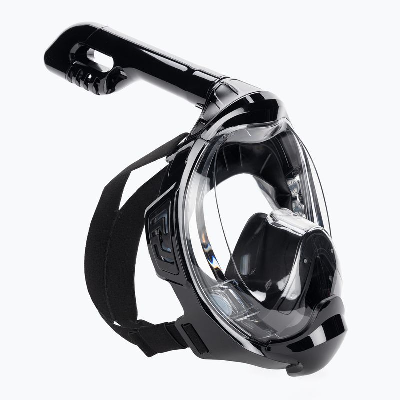 Maschera integrale per bambini per lo snorkeling AQUASTIC KAI Jr nero