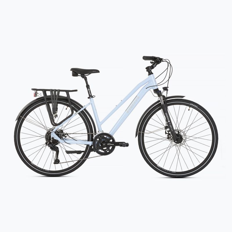 Bicicletta da trekking da donna ATTABO SPATE 2.0 28" bianco