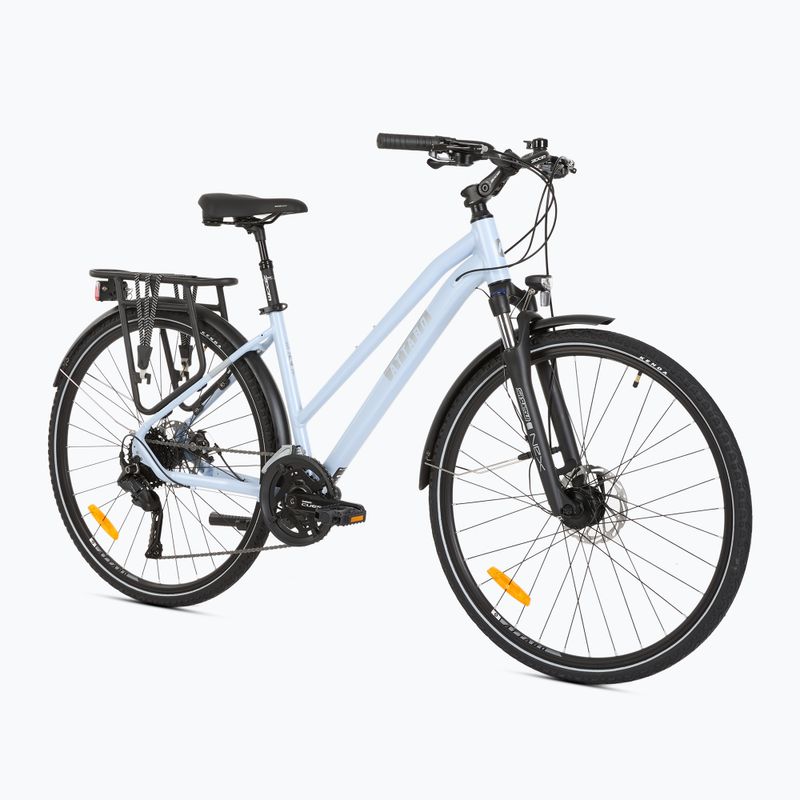 Bicicletta da trekking da donna ATTABO SPATE 2.0 28" bianco 17