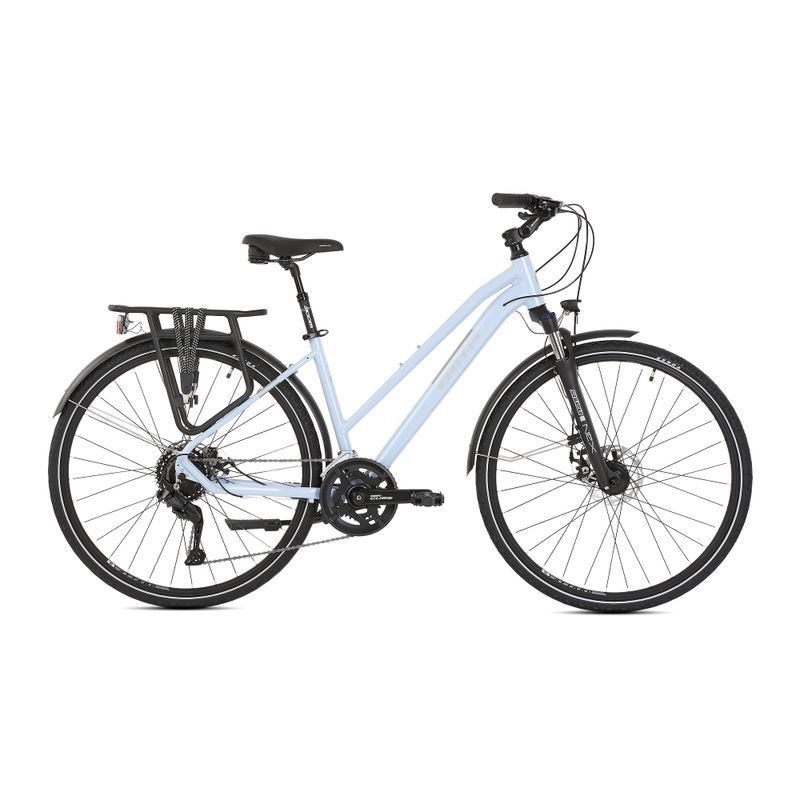 Bicicletta da trekking da donna ATTABO SPATE 2.0 28" bianco 19