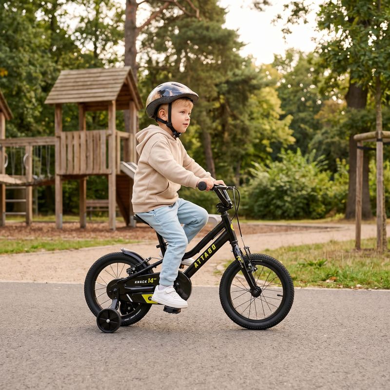 Bicicletta per bambini ATTABO KNACK 14" nero 3