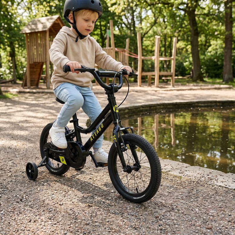 Bicicletta per bambini ATTABO KNACK 14" nero 5