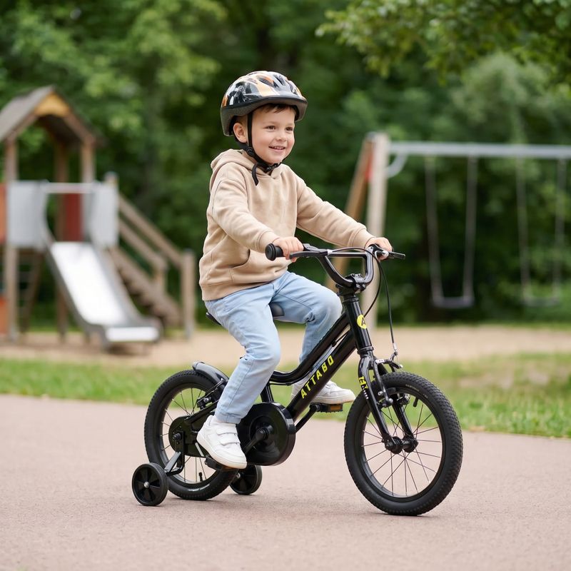 Bicicletta per bambini ATTABO KNACK 14" nero 6