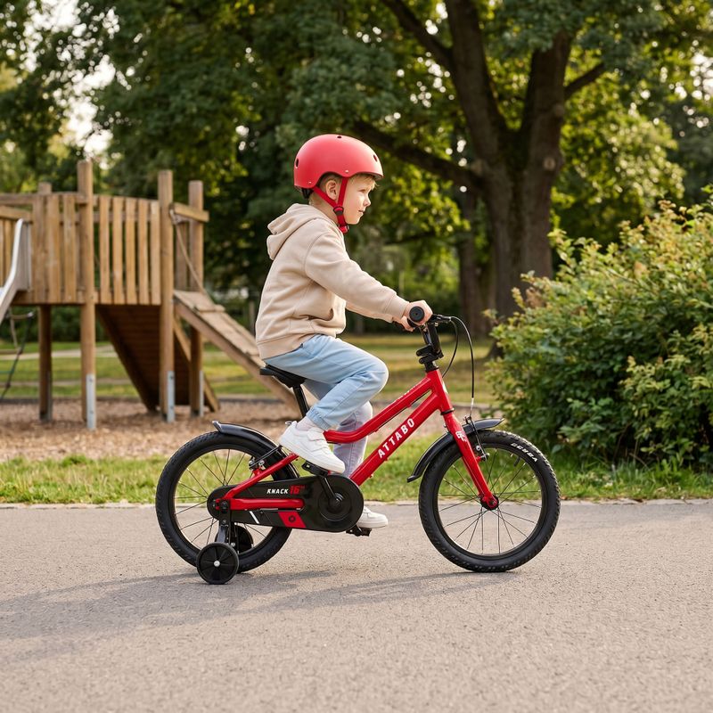 Bicicletta per bambini ATTABO KNACK 16" rosso 5