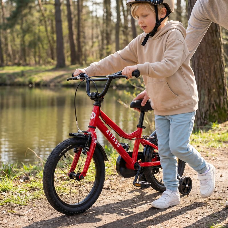 Bicicletta per bambini ATTABO KNACK 16" rosso 6