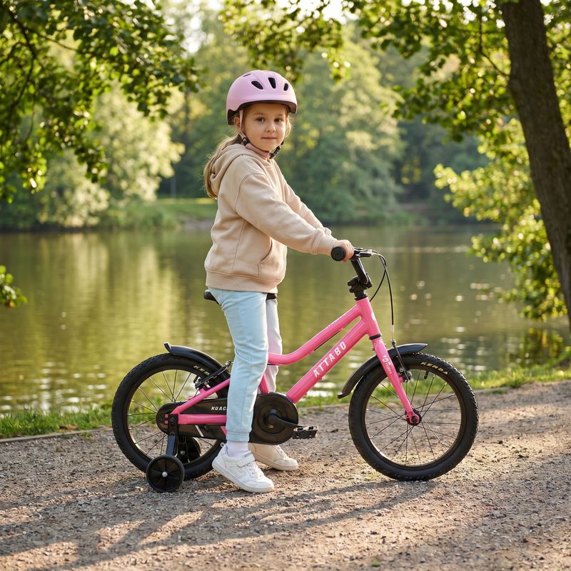 Bicicletta per bambini ATTABO KNACK 16" rosa 7