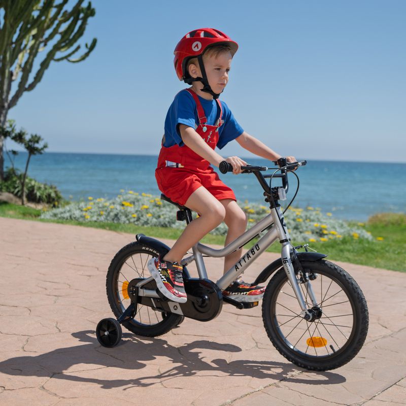 Bicicletta per bambini ATTABO KNACK 16" argento 9