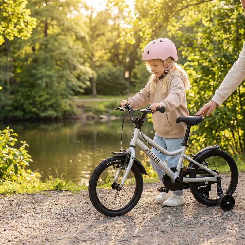 Bicicletta per bambini ATTABO KNACK 16" argento 3