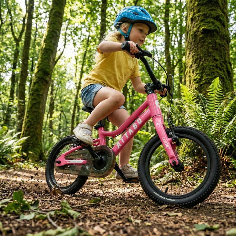 Bicicletta per bambini ATTABO EASE 14" rosa 3