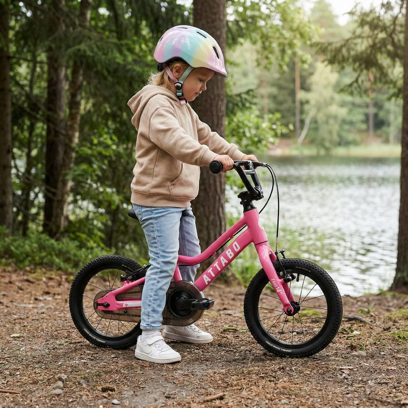 Bicicletta per bambini ATTABO EASE 14" rosa 7