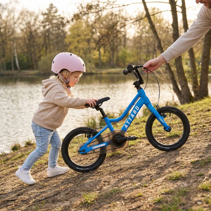 Bicicletta da bambino ATTABO EASE 14" blu 5