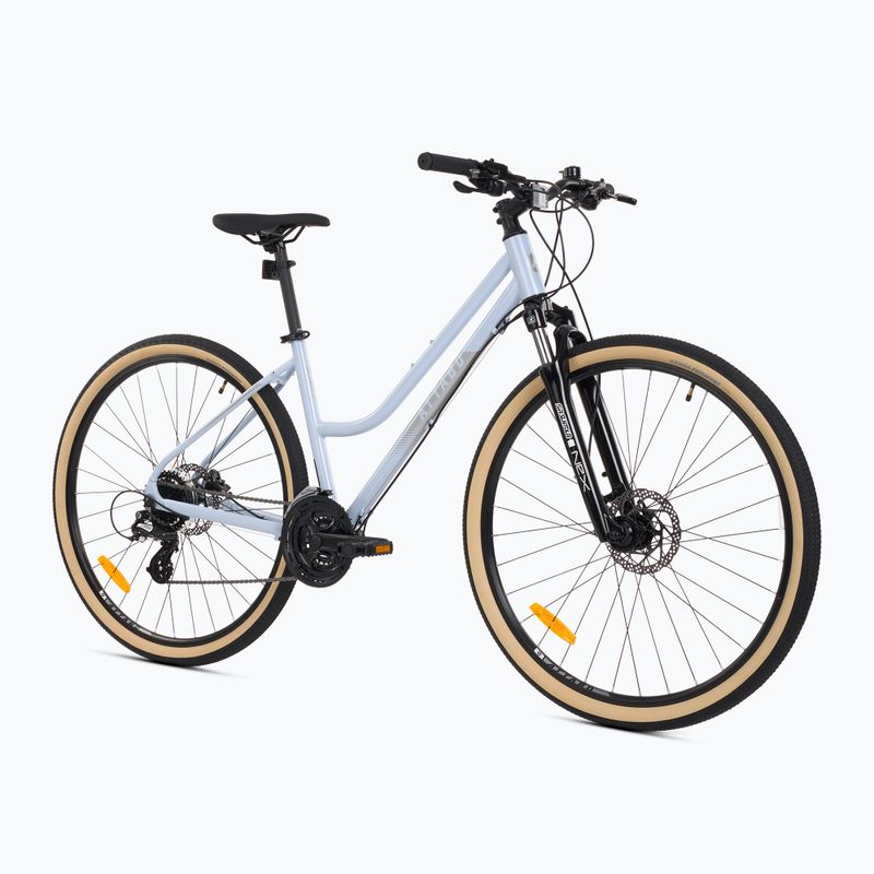 Bicicletta da cross da donna ATTABO SANO 3.0 28" bianco 14