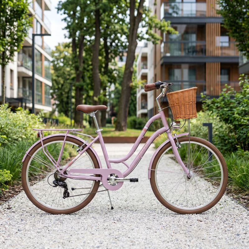 Bicicletta da città ATTABO CITY 26" rosa 3