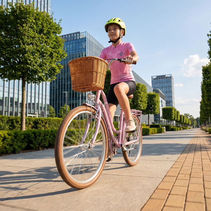 Bicicletta da città ATTABO CITY 26" rosa 4