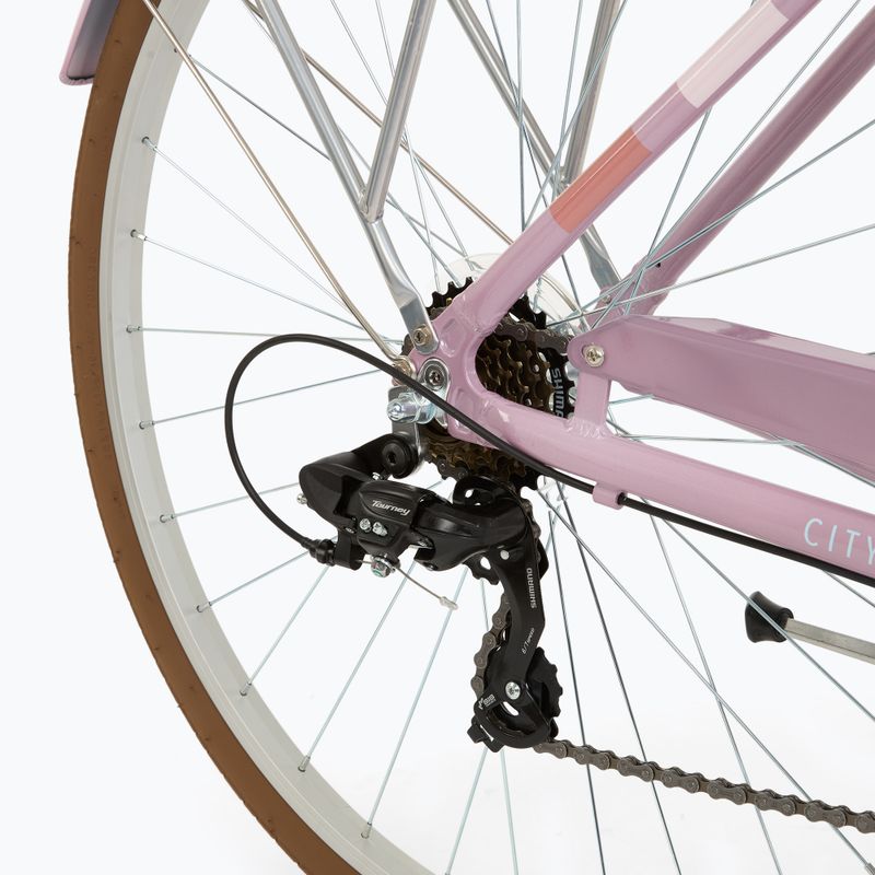 Bicicletta da città da donna ATTABO CITY 28" rosa 7