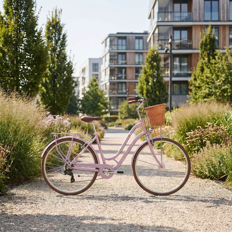 Bicicletta da città da donna ATTABO CITY 28" rosa 17