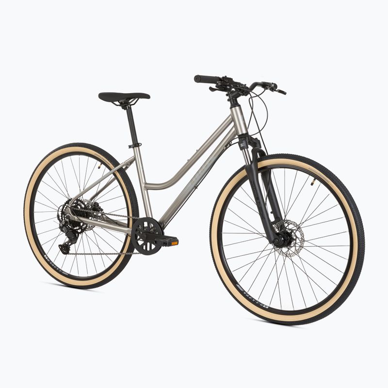 Bicicletta da cross da donna ATTABO SANO 4.0 28" grigio 2