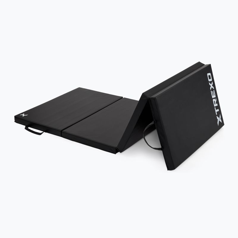 XTREXO materasso ginnico pieghevole grande nero