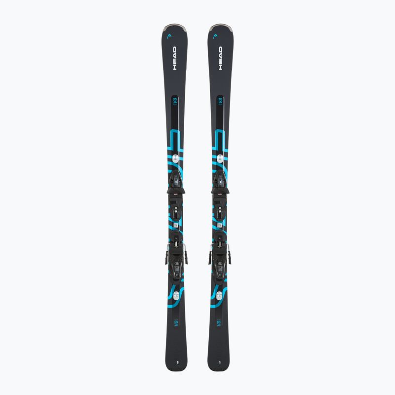 Sci da discesa HEAD Shape e-V8 SW AMT-PR + attacco Protector PR 11 GW antracite/blu