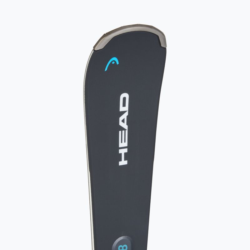 Sci da discesa HEAD Shape e-V8 SW AMT-PR + attacco Protector PR 11 GW antracite/blu 6