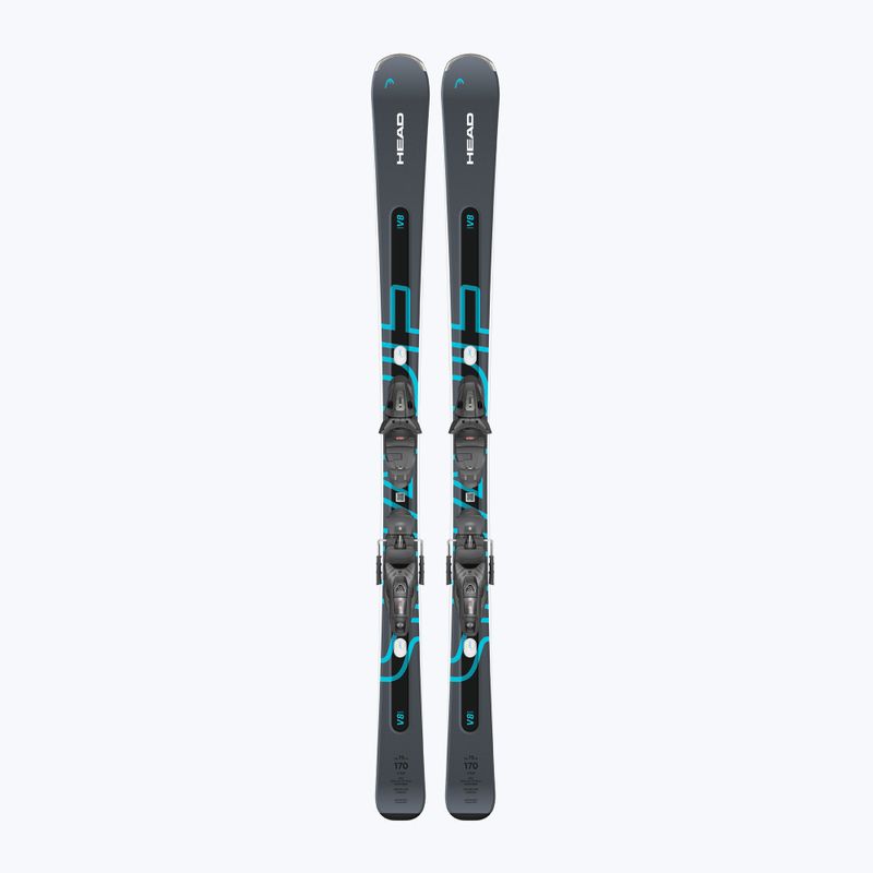 Sci da discesa HEAD Shape e-V8 SW AMT-PR + attacco Protector PR 11 GW antracite/blu 8