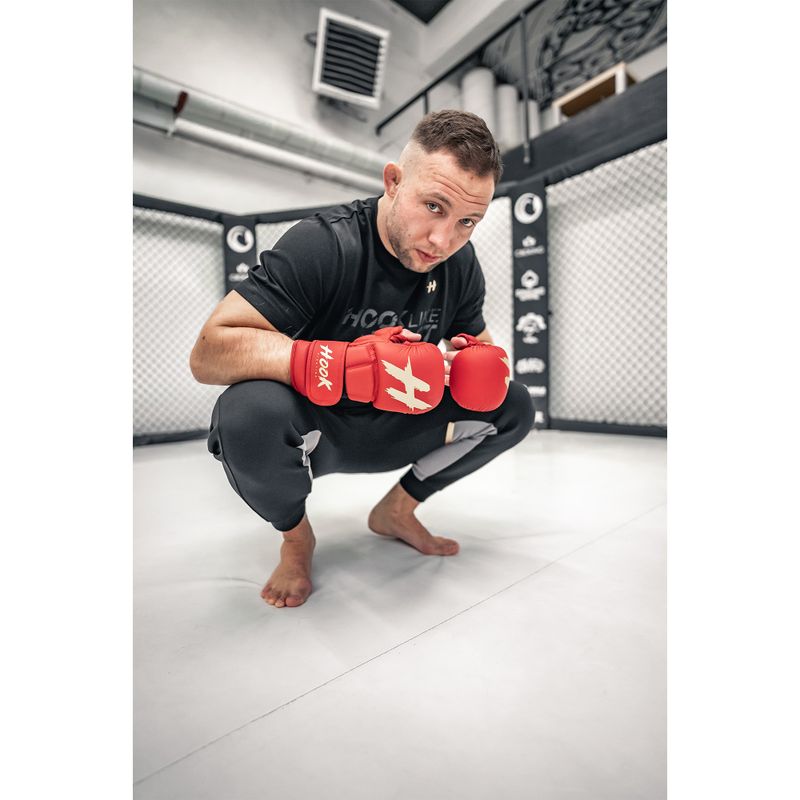 Guanti da combattimento MMA HOOK FIGHTING TX0-B4M0016 rosso 8