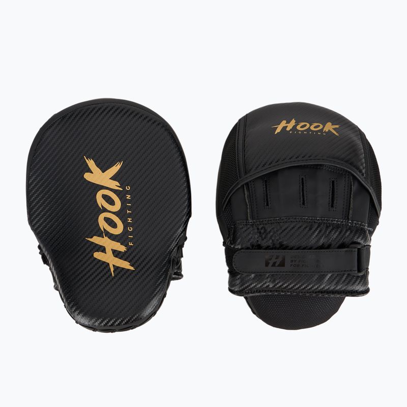 HOOK FIGHTING zampe da allenamento Nero carbone 2