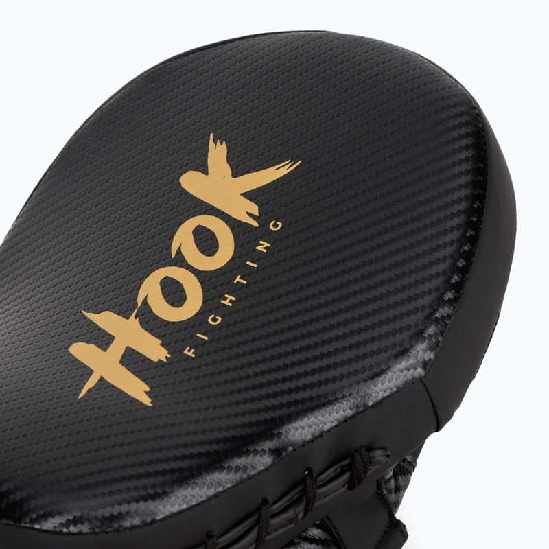 HOOK FIGHTING zampe da allenamento Nero carbone 5