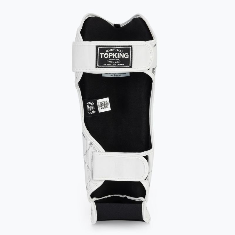 Protezioni per tibia e piede Top King Chain bianco/argento 5