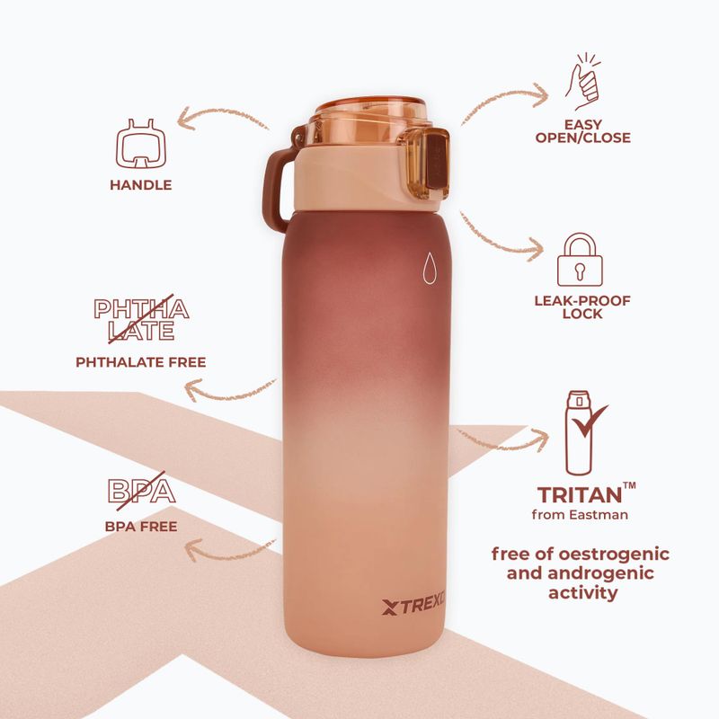 XTREXO Bottiglia Haust 1000 ml marrone 3