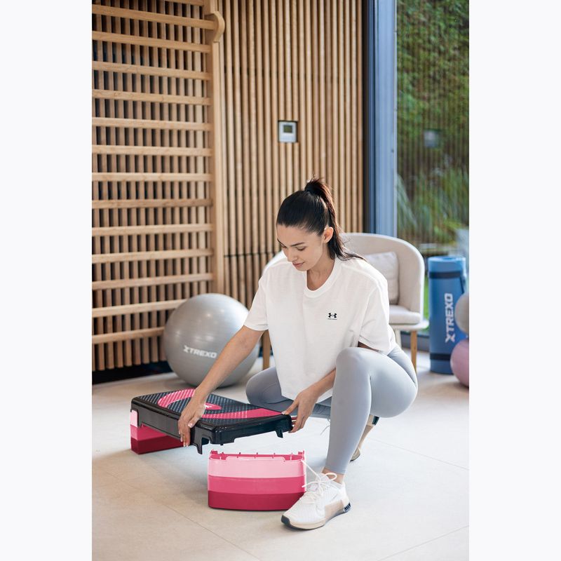 XTREXO stepper aerobico TXO-B4W009 rosa 4