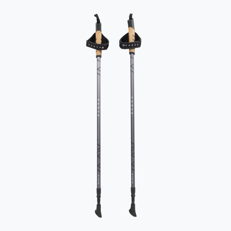 Bastoni da nordic walking KADVA Aruku regolabili neri 10