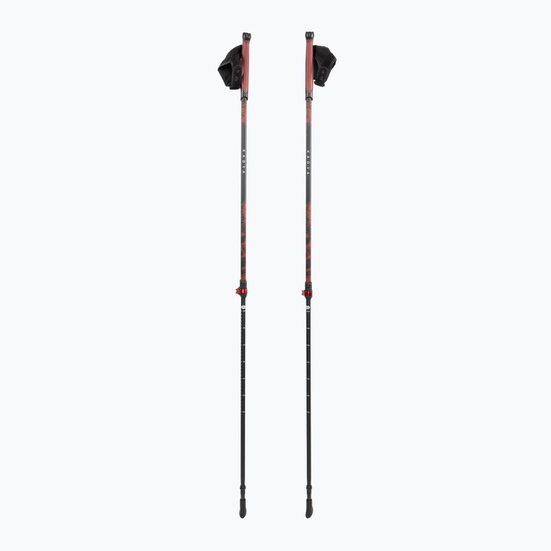 Bastoni da nordic walking KADVA Halna regolabili rossi 3