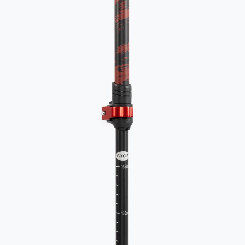 Bastoni da nordic walking KADVA Halna regolabili rossi 9