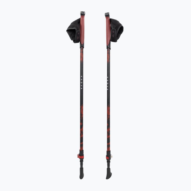 Bastoncini da nordic walking KADVA Halna rosso 10