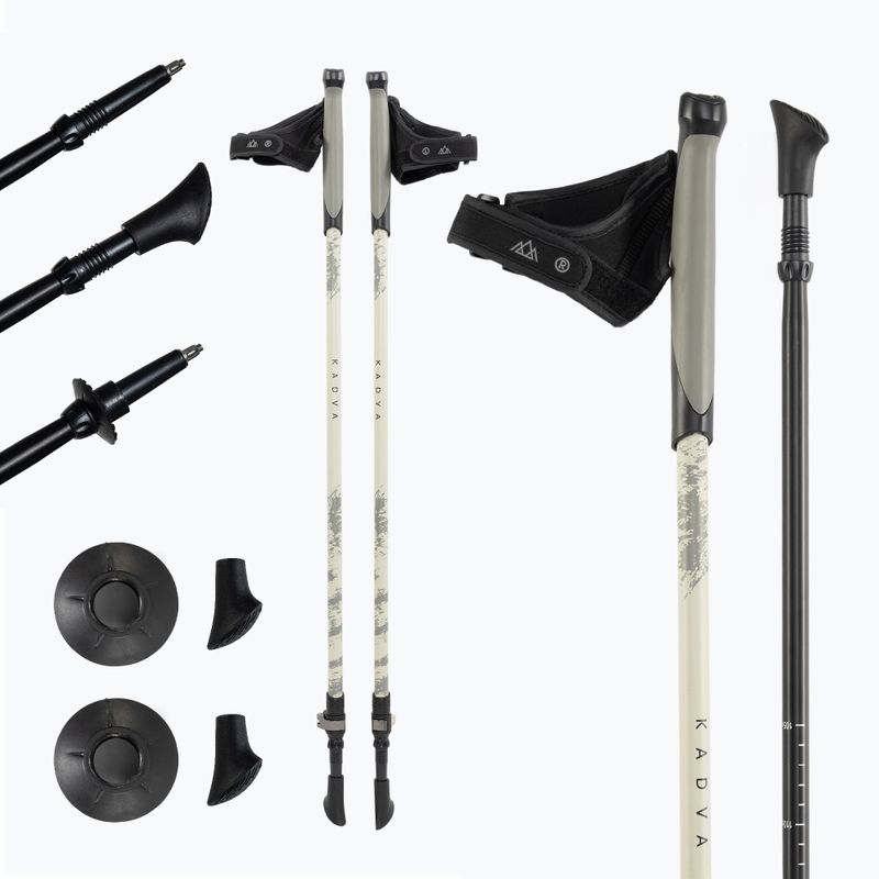 Bastoni da nordic walking KADVA Halna regolabili verdi