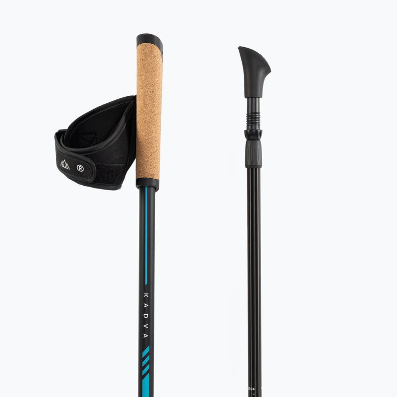 Bastoni da nordic walking KADVA Luna regolabili blu 6