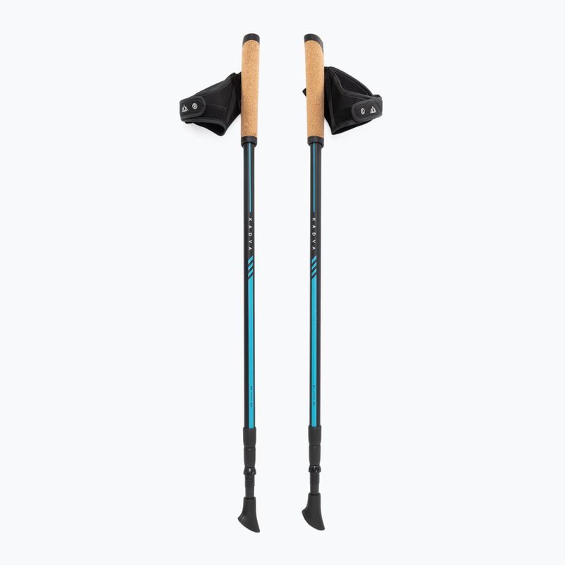 Bastoni da nordic walking KADVA Luna regolabili blu 10