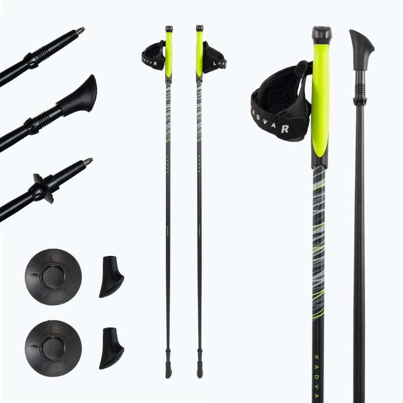 Kije nordic walking KADVA Raylan in carbonio grigio