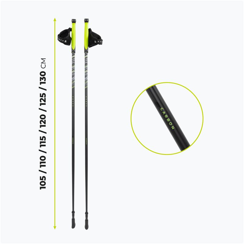 Kije nordic walking KADVA Raylan in carbonio grigio 2