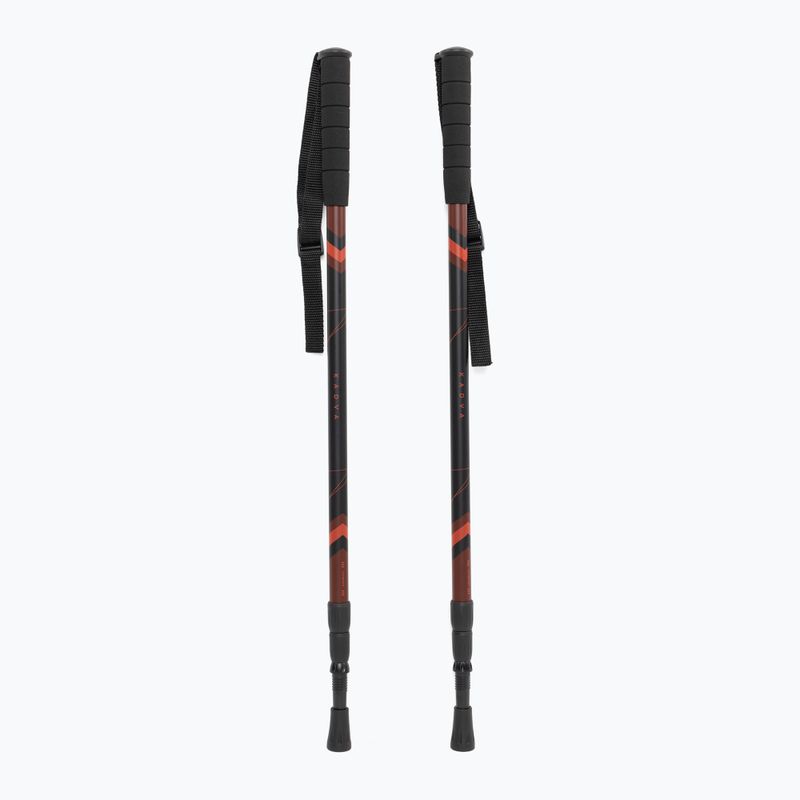 Bastoni da trekking KADVA Tengri regolabili rossi 11