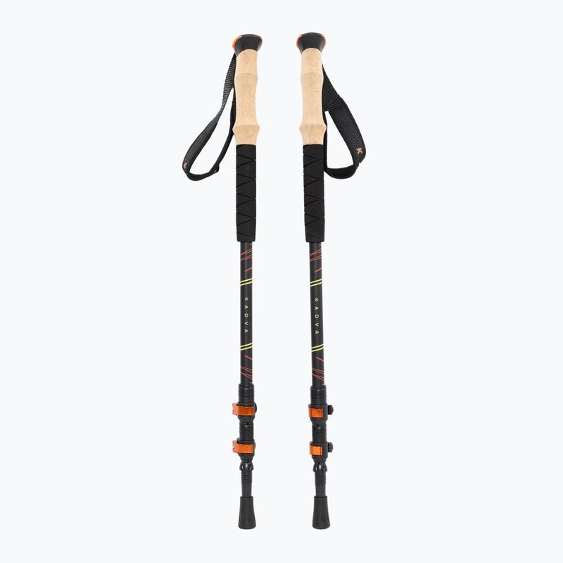 Bastoni da trekking KADVA Kibo regolabili arancioni 11