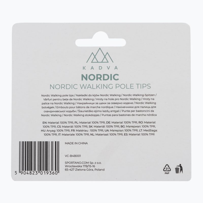 Coperture per bastoni da nordic walking KADVA Nordic nere 4