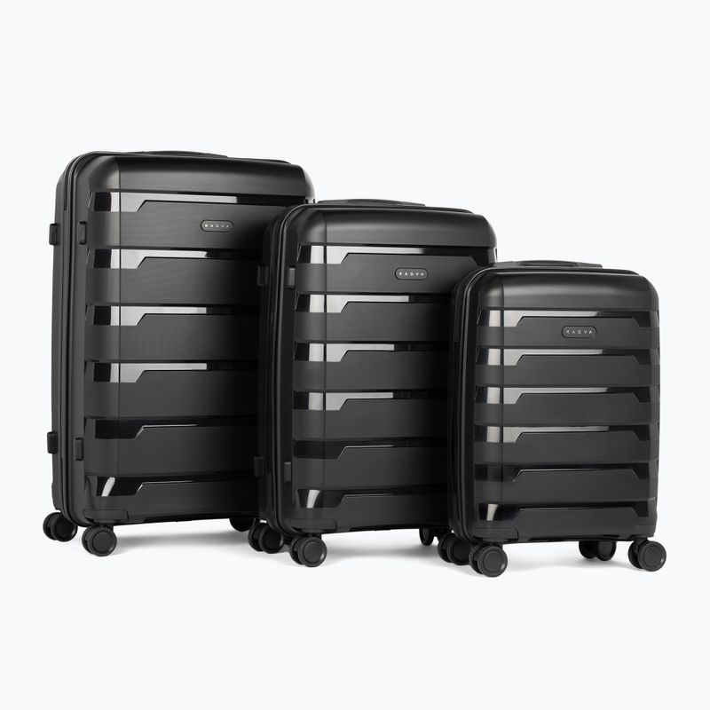 KADVA Cayes valigia da viaggio 75 l nero 21