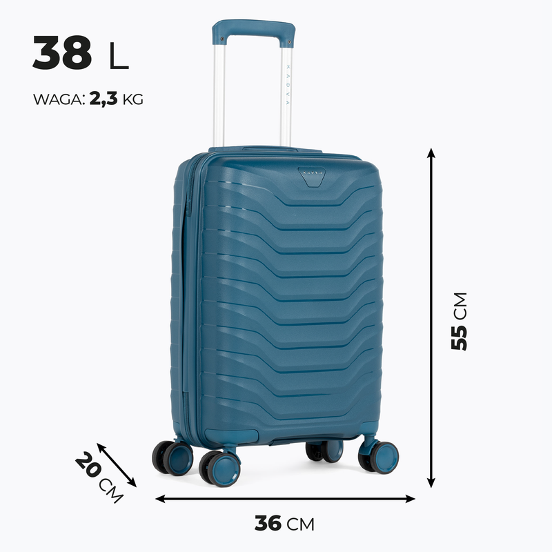 KADVA Valigia da viaggio Sancho 38 l blu 3