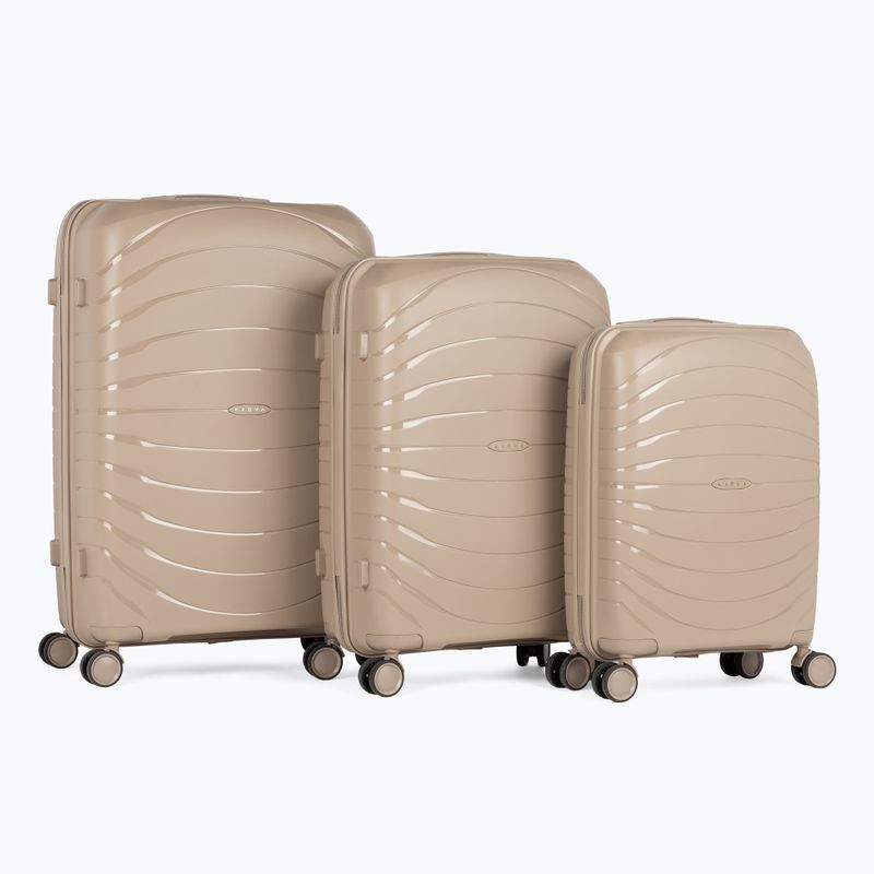 Valigia da viaggio a mano KADVA Brava 40 l beige 13